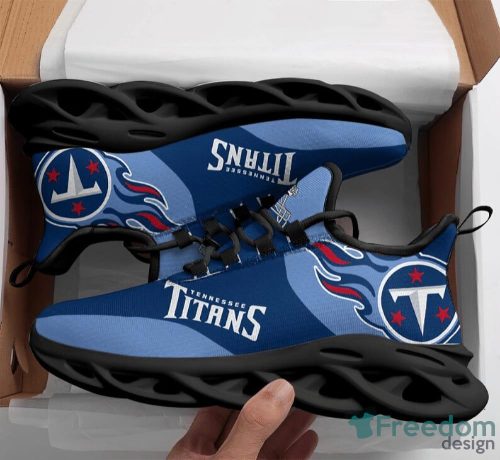 Tennessee Titans Fashion Gift Fans Max Soul Sneakers AOP Running Shoes For Men And Women - Tennessee Titans Max Soul Shoes Photo 2