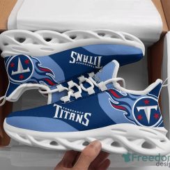 Tennessee Titans Fashion Gift Fans Max Soul Sneakers AOP Running Shoes For Men And Women - Tennessee Titans Max Soul Shoes Photo 1