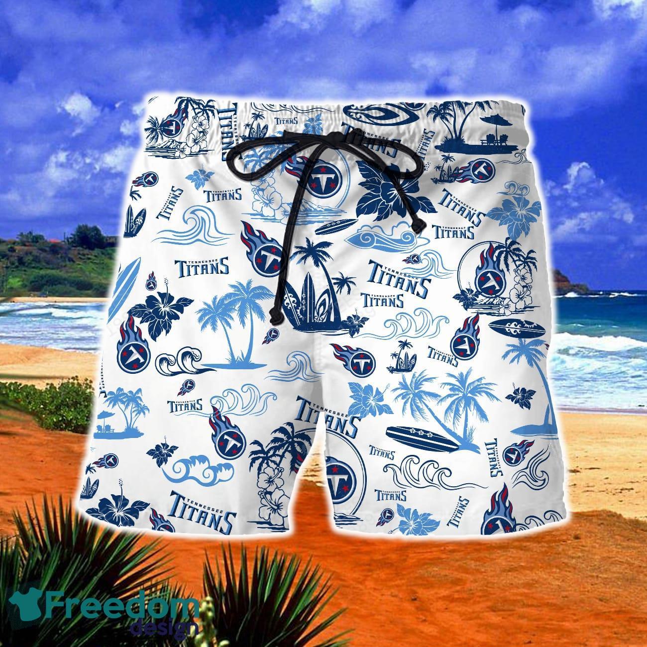 Tennessee Titans Hawaiian Shirt And Shorts Summer Vacation Gift