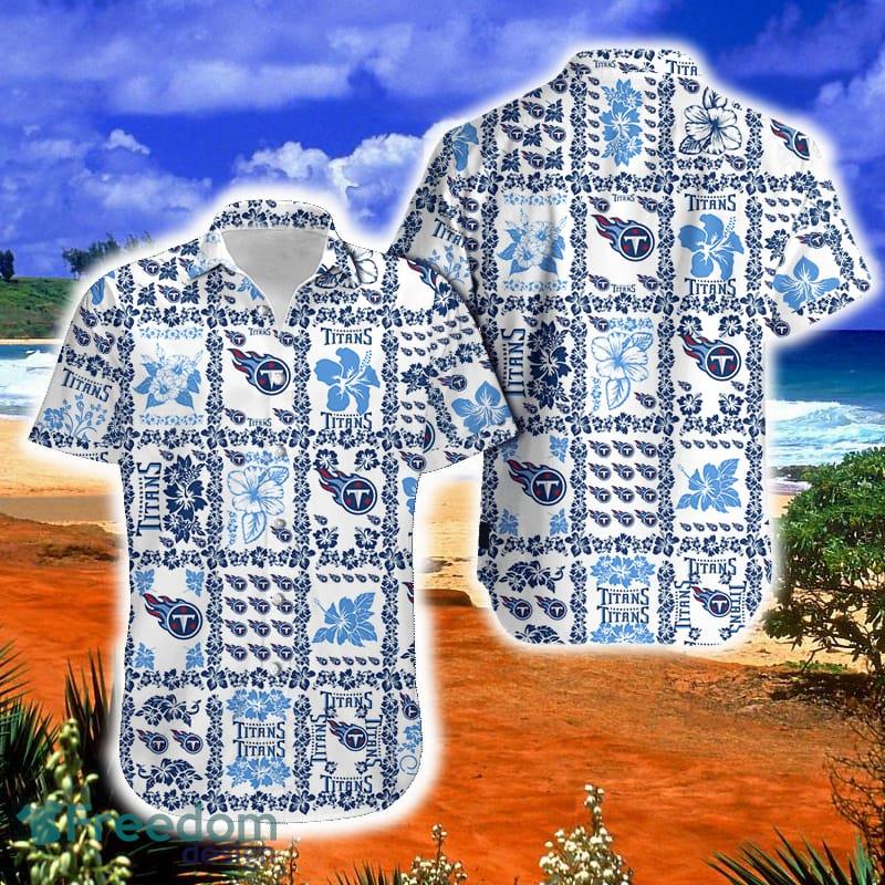 Tennessee Titans NFL Logo Combo Hawaiian Shirt And Short Summer For Men  Women - Freedomdesign