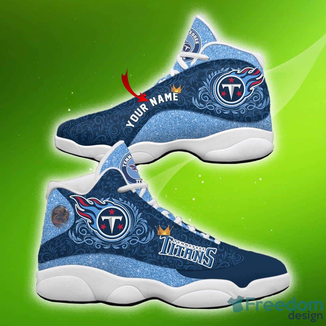 Custom Name Tennessee Titans Baby Yoda Air Jordan 13 Sneaker Shoes -  Banantees