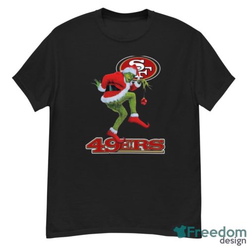 The Grinch Santa San Francisco 49ers Christmas Shirt Christmas Gift - G500 Men’s Classic T-Shirt