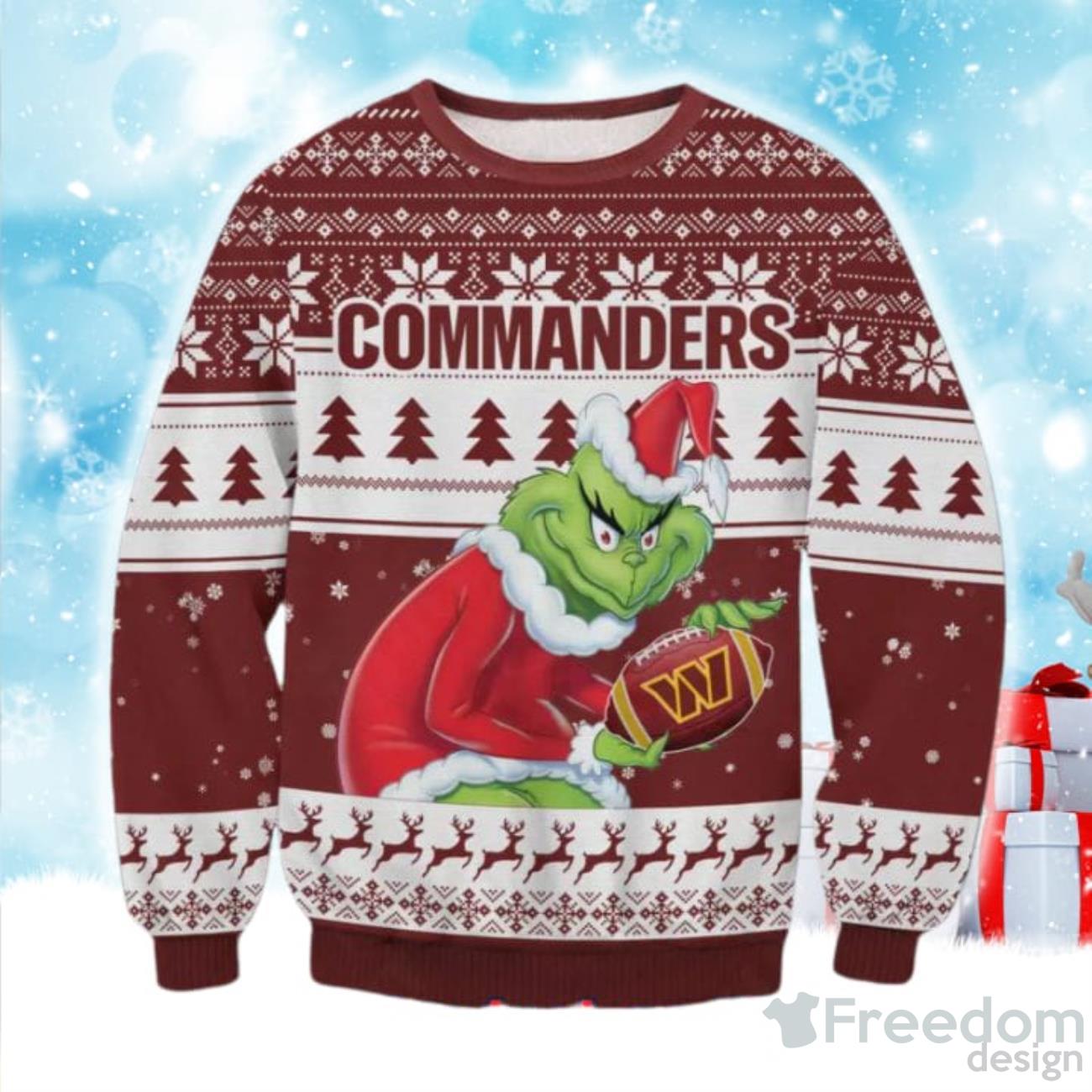 Washington Redskins Christmas Ugly Sweater - Limotees