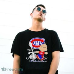 Top Montreal Canadiens Snoopy And Charlie Brown Dancing Shirt - G500 Gildan T-Shirt