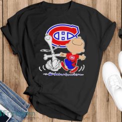 Top Montreal Canadiens Snoopy And Charlie Brown Dancing Shirt