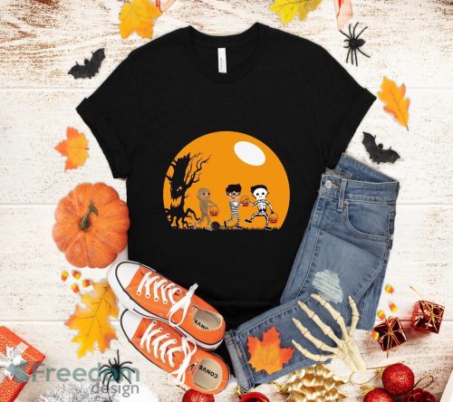 Trick Or Treat Halloween Silhouette Premium T-Shirt Halloween Gift Product Photo 1