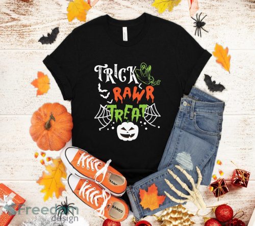 Trick Rawr Treat Halloween T-Shirt Halloween Gift Sweatshirt Hoodie Product Photo 1