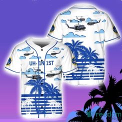 UH-1N 1st Helicopter AOP Baseball Jersey Shirt Sport Gift For Men And Women