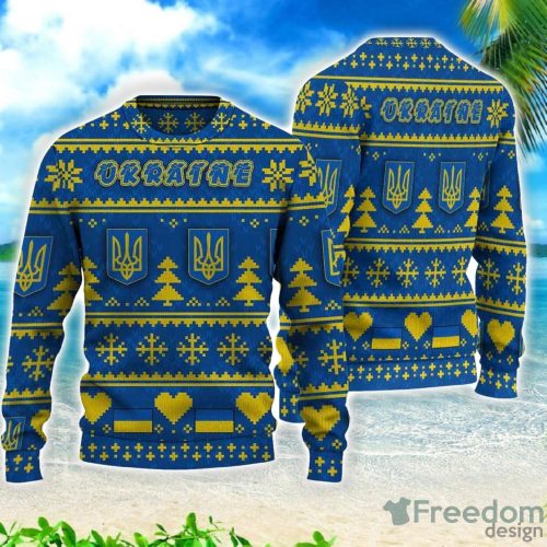 Ukraine Christmas All Over Printed 3D Sweater Christmas Gift Product Photo 1