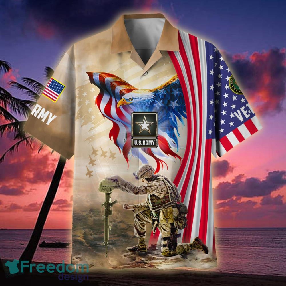 Eagle Resort US Coast Guard Hawaiian Shirt For Men Veteran - Freedomdesign