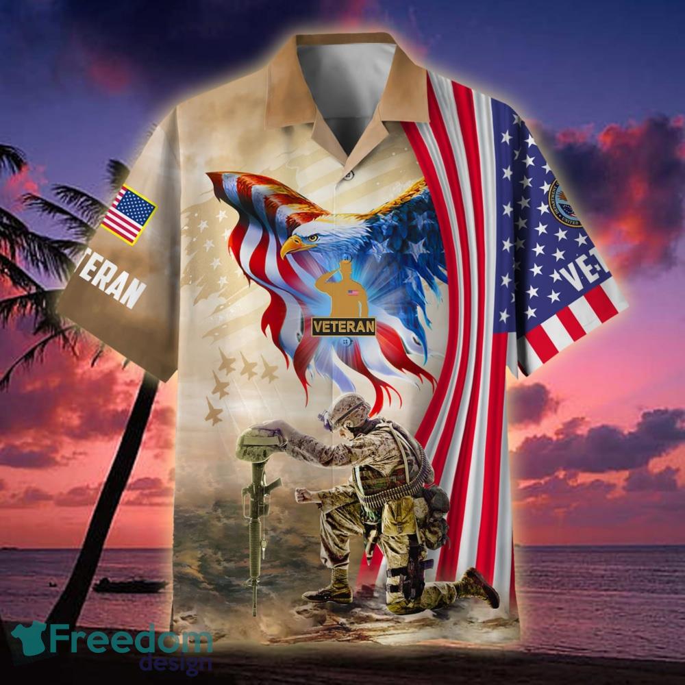 Unique Proudly Served Plus Size US Marine Corps Hawaiian Shirt For Men  Veteran - Freedomdesign