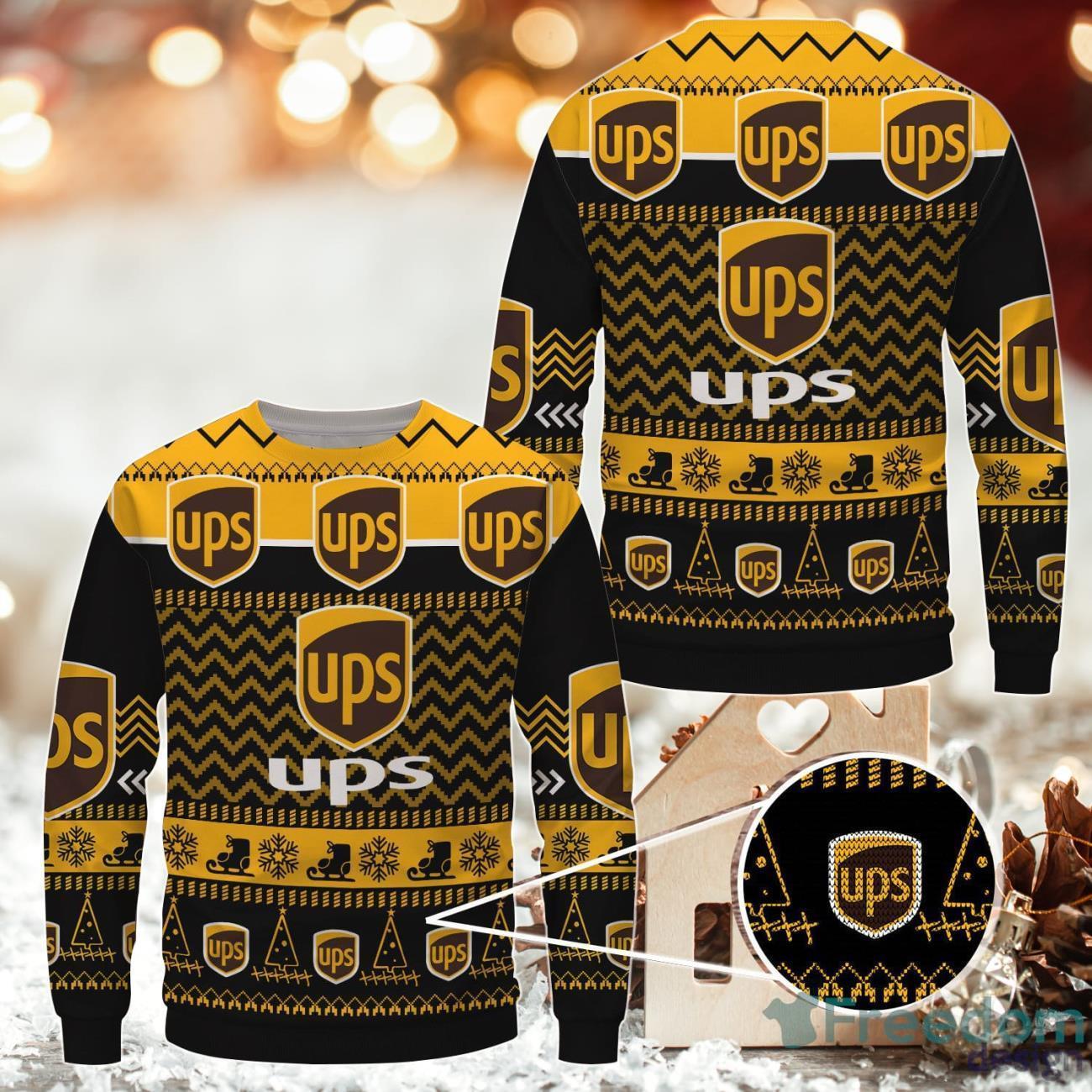 UPS Ugly Christmas Sweater Uniform Product Photo 1