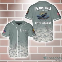 US Air Force 71st Rescue Squadron Baseball Jersey Shirt Sport Gift For Men And Women