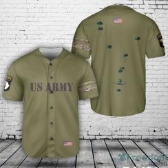 US Army Paratroopers 101st Airborne Division Parachute Baseball Jersey Shirt Sport Gift For Men And Women