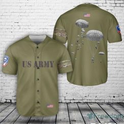 US Army Paratroopers 187th Infantry Parachute Baseball Jersey Shirt Sport Gift For Men And Women