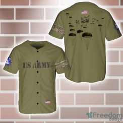 US Army Paratroopers With The 507th Parachute Infantry Regiment (507th PIR) Parachute Baseball Jersey Shirt Sport Gift For Men And Women