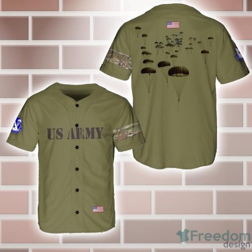 US Army Paratroopers With The 507th Parachute Infantry Regiment (507th PIR) Parachute Baseball Jersey Shirt Sport Gift For Men And Women - 1