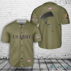 US Army Paratroopers With The 5th Special Forces Group (Airborne) (5th SFG (A)) Parachute Baseball Jersey Shirt Sport Gift For Men And Women