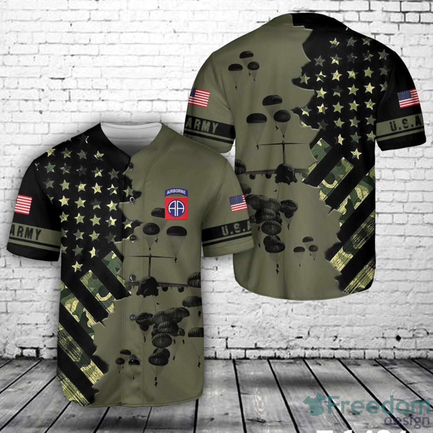 Top 10 Baseball Jersey Designs Cool With Meaning About Army US Veteran