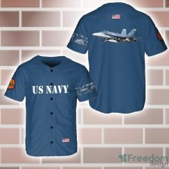 US Navy McDonnell Douglas FA-18C Hornet of VFA-204 River Rattlers Baseball Jersey Shirt Sport Gift For Men And Women