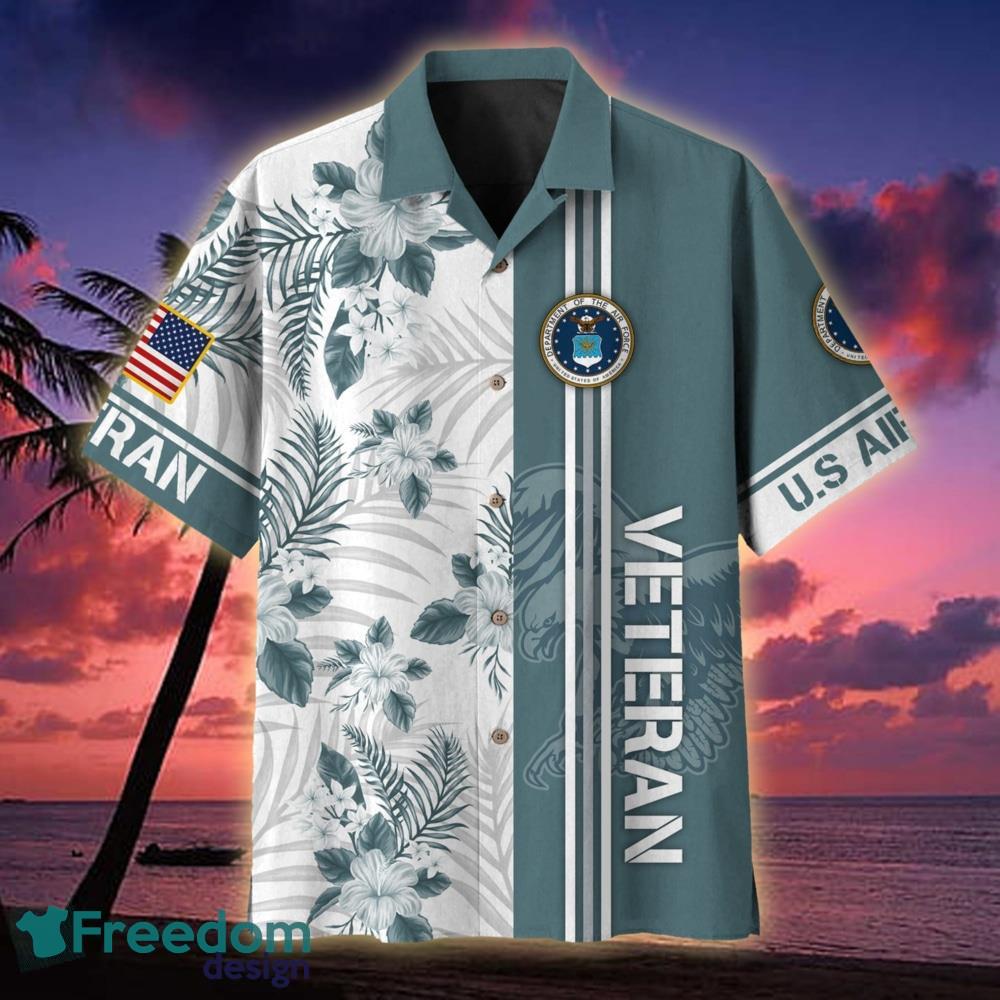 Los Angeles Rams American Flag Logo Hawaiian Shirt Vacation Gift