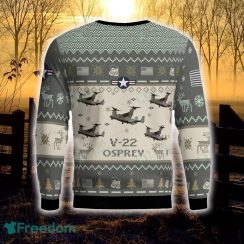 V 22 Osprey V22 Aircraft Ugly Christmas Sweater Veterans Holidays For Men And Women image V-22 Osprey V22 Aircraft Ugly Christmas Sweater Veterans Holidays For Men And Women - V-22 Osprey V22_Aircraft Ugly Sweater_3