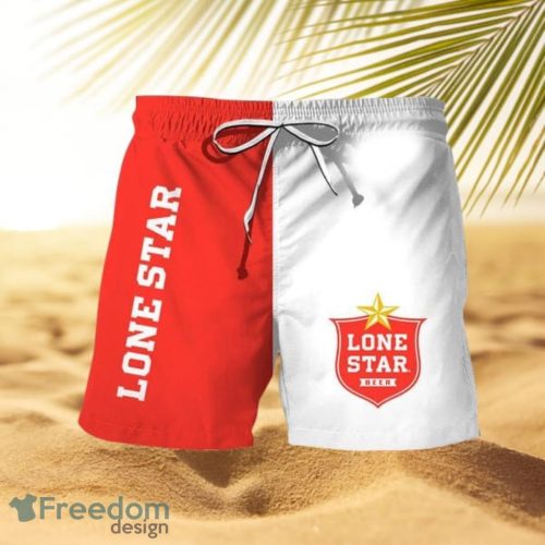 Vintage Lone Star Beer Tropical Hawaiian Shorts Product Photo 1