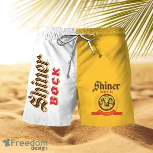 Vintage Shiner Bock Beer Tropical Hawaiian Shorts Product Photo 1