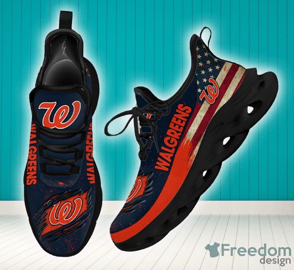 Boston Red Sox Logo Running Sneaker Max Soul Shoes In Red Gift For Men And  Women - Freedomdesign