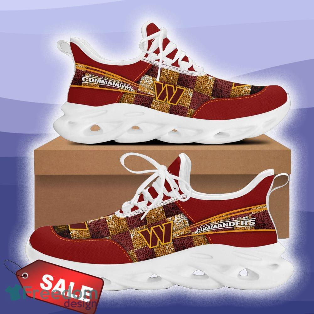 Washington Redskins Logo Torn Running Sneaker Max Soul Shoes Gift For Men  And Women - Banantees