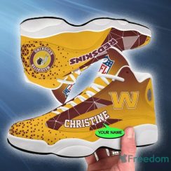 Washington Commanders NFL Recognizable Custom Name Air Jordan 13 Gift Fans Sports Sneaker