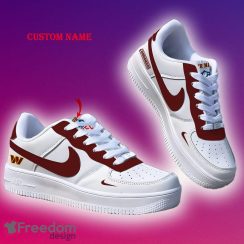 Washington Commanders NFL Teams Custom Name Air Force 1 Sneakers For Men And Women Fans Gift - Washington Commanders NFL Teams Custom Name Air Force 1 Sneakers_2