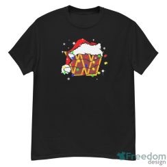 Washington Commanders Santa Hat Christmas Light Shirt - G500 Men’s Classic T-Shirt