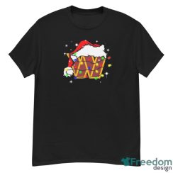 Washington Commanders Santa Hat Christmas Light Shirt Christmas Gift - G500 Men’s Classic T-Shirt