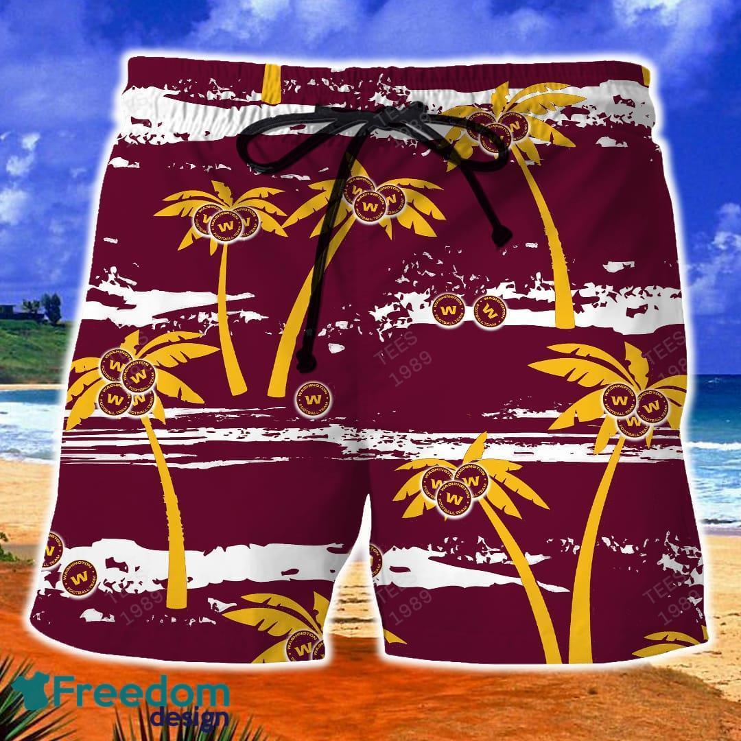 Washington Redskins Parrot Island NFL Hawaiian Shirt and Shorts