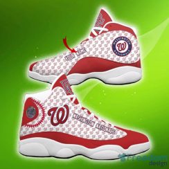 Washington Nationals Complement Custom Name Air Jordan 13 Gift Fans Sports Sneaker