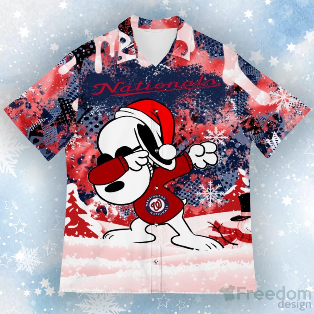 Nationals Hawaiian Shirt Snoopy Surfing Beach Washington Nationals