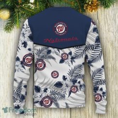 Washington Nationals Tropical Patterns Knitted Xmas Sweater For Men And Women - Washington Nationals Tropical Patterns New Trends For Fans Club Gifts Unisex 3D T-Shirt, Hoodie, Sweatshirt-3D Sweatshirt_4