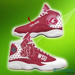 Washington State Cougars Imprint Custom Name Air Jordan 13 Gift Fans Sports Sneaker