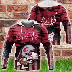 Washington State Cougars NCAA1 Snoopy Sports Hoodie For Fans