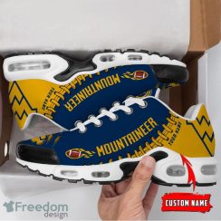 West Virginia Mountaineers Air Cushion Sport Shoes Custom Name Special Gift Running Shoes For Fans Product Photo 2