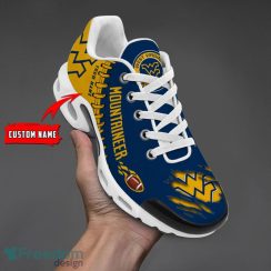 West Virginia Mountaineers Air Cushion Sport Shoes Custom Name Special Gift Running Shoes For Fans