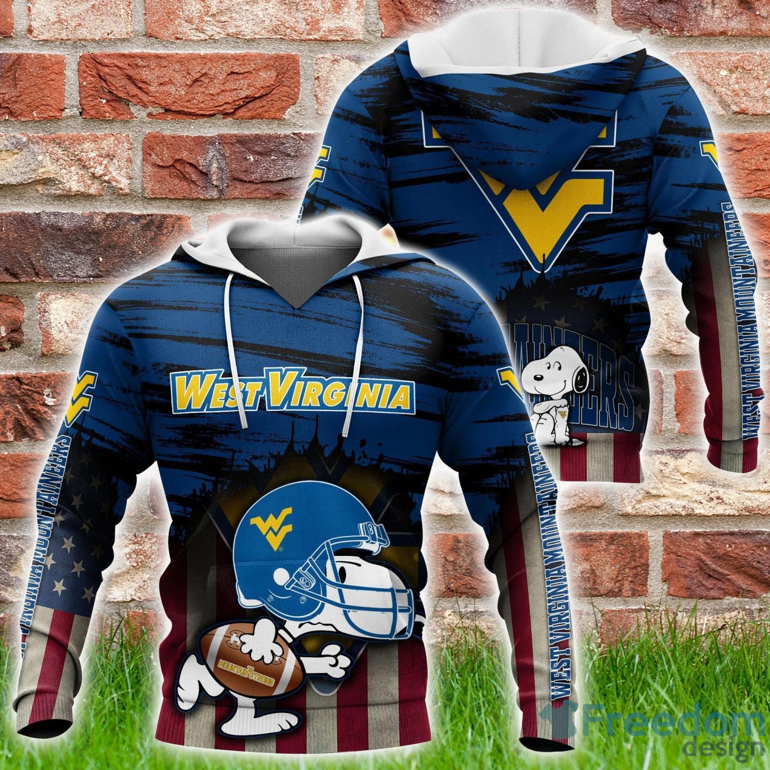 West Virginia Mountaineers NCAA2 Snoopy Sports Hoodie For Fans image West Virginia Mountaineers NCAA2 Snoopy Sports Hoodie For Fans Product Photo 1