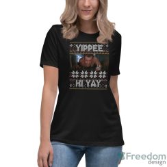 Yippee Ki Yay Movie T-shirt, John McClane Ugly Christmas - Women's Relaxed Short Sleeve Jersey Tee