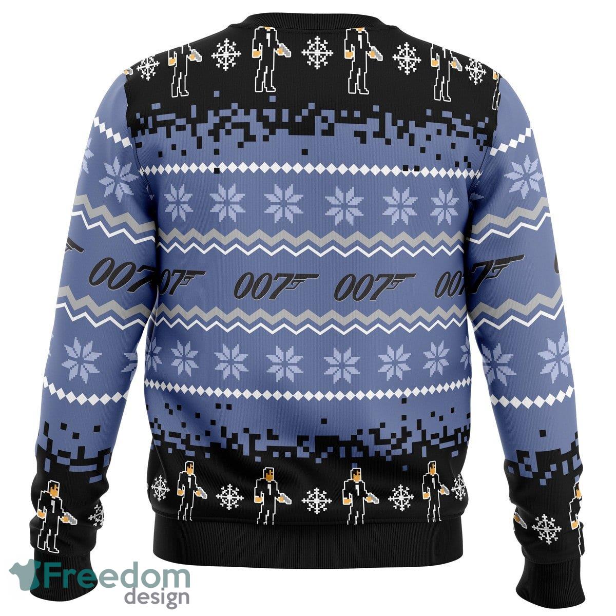 007 James Bond Sweater Xmas Funny All Over Print Gift For Fans Ugly Christmas image 007 James Bond Sweater Xmas Funny All Over Print Gift For Fans Ugly Christmas - 007 James Bond Ugly Christmas Sweater_3