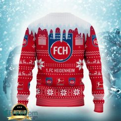1 FC Heidenheim Logo Ugly Christmas Sweater New Gift For Men And Women - 1 FC Heidenheim Ugly Christmas Sweater Photo 3