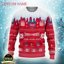 1 FC Heidenheim Logo Ugly Christmas Sweater New Gift For Men And Women 1 FC Heidenheim Logo Ugly Christmas Sweater New Gift For Men And Women