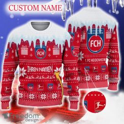 1 FC Heidenheim Personalized Logo Funny Gift For Men And Women 3D Sweater Christmas Gift