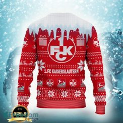 1 FC Kaiserslautern Logo Ugly Christmas Sweater New Gift For Men And Women - 1 FC Kaiserslautern Ugly Christmas Sweater Photo 3