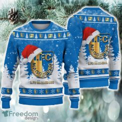 1 FC Magdeburg Ugly Christmas Sweater Santa Hat Logo Tree New For Fans